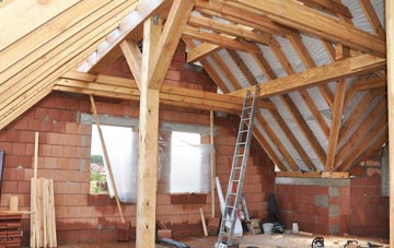 West End Town attic trusses